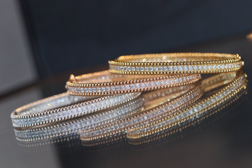 VCA PERLEE DIAMONDS BRACELET 1 ROW