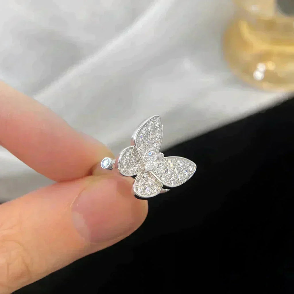 VCA BUTTERFLY DIAMOND RING