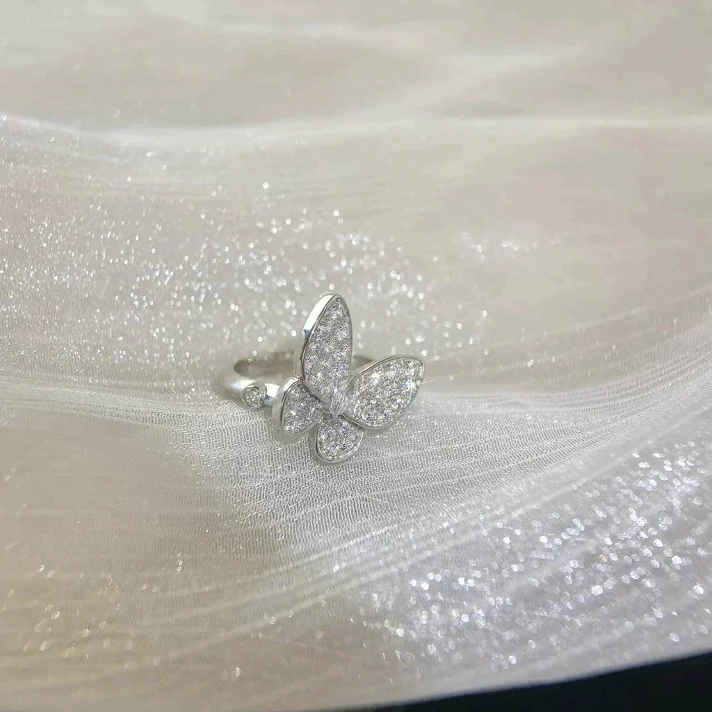 VCA BUTTERFLY DIAMOND RING