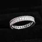 VCA PERLEE DIAMOND SILVER RING