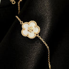 VCA LUCKY SPRING ROSE GOLD MOP BRACELET