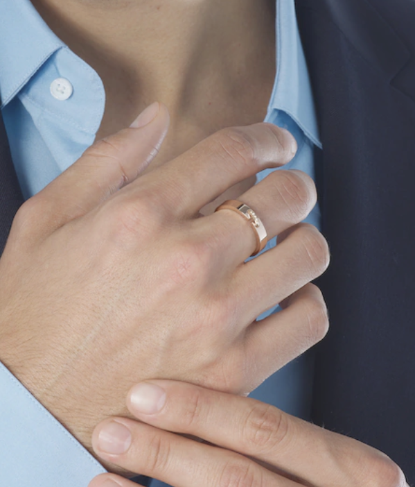 CHAUMET ALLIANCE LIENS VIDENCE DIAMOND 4MM RING