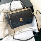 chanel-trendy-cc-flap-bags-black Shoulder