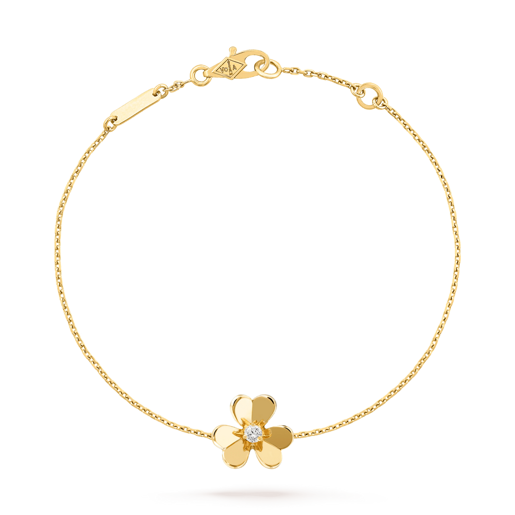 VCA FRIVOLE GOLD FLOWER BRACELET