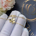 VCA FRIVOLE GOLD FLOWER BRACELET