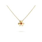 VCA FRIVOLE GOLD FLOWER NECKLACE