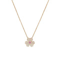 VCA FRIVOLE ROSE GOLD FLOWER DIAMOND NECKLACE