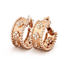 VCA PERLEE DIAMOND EARRINGS